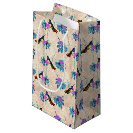 ハミングバーズシリーズデザイン4小抱き枕 スモールペーパーバッグ