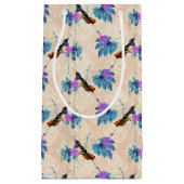 ハミングバーズシリーズデザイン4小抱き枕 スモールペーパーバッグ (正面)