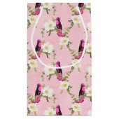 ハミングバーズシリーズデザイン8小抱き枕 スモールペーパーバッグ (裏面)