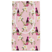 ハミングバーズシリーズデザイン8小抱き枕 スモールペーパーバッグ (正面)