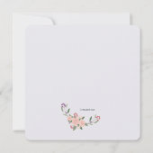 ハミングバーズスクエア招待状 招待状 (裏面)