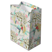 ハミングバーズティーカップフローラ春ガーデン ミディアムペーパーバッグ (裏面アングル)