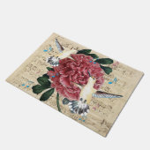 ハミングバーズデュエット ドアマット (アングル)