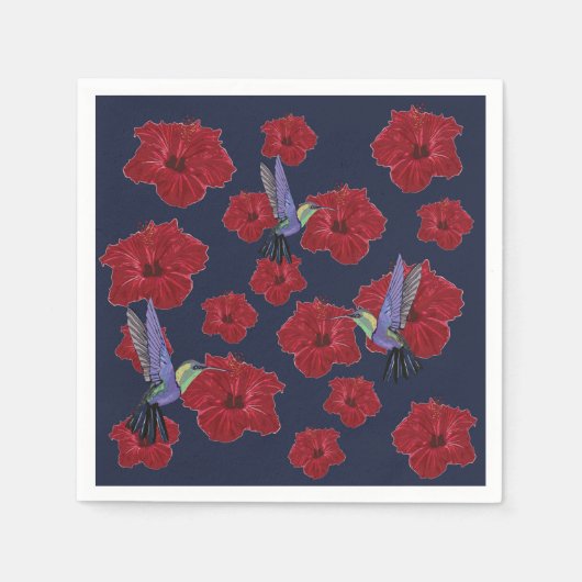 ハミングバーズドリーム スタンダードカクテルナプキン (正面)