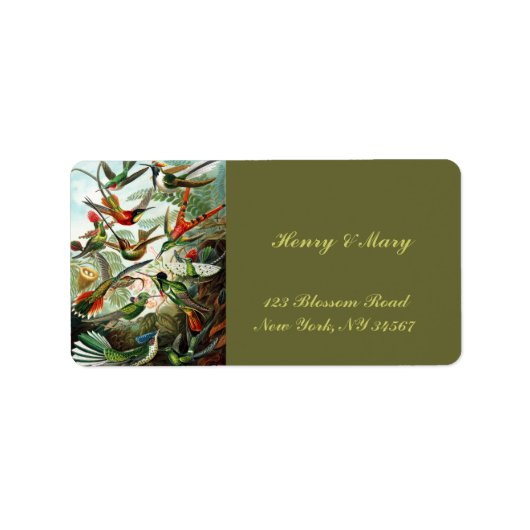 ハミングバーズバイエルンスト・ヘイケル ラベル (正面)