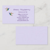 ハミングバーズビジネスカード 名刺 (正面/裏面)