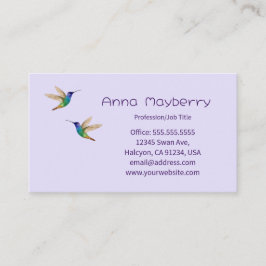 ハミングバーズビジネスカード 名刺