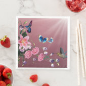 ハミングバーズフラワーズ蝶紙ナプキンス (インサイチュ)