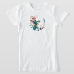 ハミングバーズフローラブーケバースデーパーティー Tシャツ
