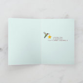 ハミングバーズメリークリスマス シーズンカード (内部)