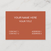 ハミングバードうれしくて幸せな野生動物の鳥達 名刺 (裏面)