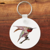 ハミングバードが伸びる キーホルダー (裏面)