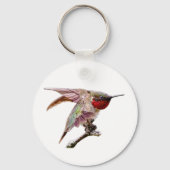 ハミングバードが伸びる キーホルダー (裏面)