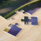 ハミングバードが虹彩でしぶきをあげる ジグソーパズル (側面)