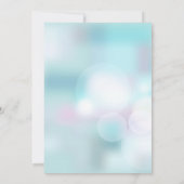 ハミングバードさくらんぼブロッサム誕生日 招待状 (裏面)