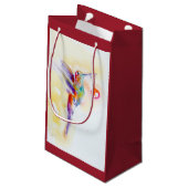 ハミングバードとオーナメント スモールペーパーバッグ (裏面アングル)