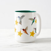 ハミングバードとスターツツートーンコーヒーマグ ツートーンマグカップ (正面右)