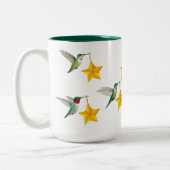 ハミングバードとスターツツートーンコーヒーマグ ツートーンマグカップ (左)
