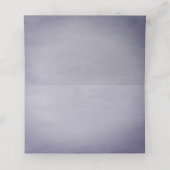 ハミングバードとハイビスカス | パープル披露宴 プレイスカード (内部開封)