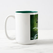 ハミングバードとバタフライマグ ツートーンマグカップ (左)