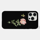 ハミングバードとバラ iPhoneケース (裏面横)