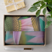 ハミングバードとピンクのヒマワリ 薄葉紙 (ギフト)