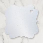 ハミングバードとブルーウェーブ誕生日メッセージカード フェイバータグ (裏面)