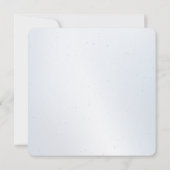 ハミングバードとブルーウェーブ誕生日招待 招待状 (裏面)