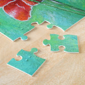 ハミングバードとポピー絵画ズの ジグソーパズル (側面)