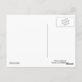 ハミングバードとユリポストカード ポストカード (裏面)