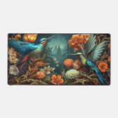 ハミングバードとワイルドフラワーズデスクパッド デスクマット (正面)