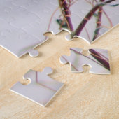 ハミングバードとワイルドフラワーデジタルアート ジグソーパズル (側面)