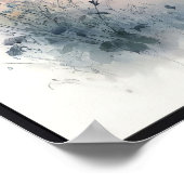 ハミングバードとワイルドフラワー(オプションのフレーム付き) ポスター (角)