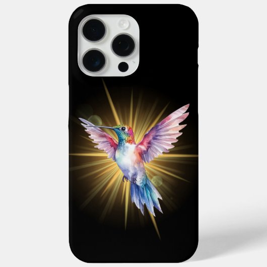 ハミングバードと太陽 Case-Mate iPhoneケース (裏面)