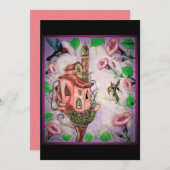 ハミングバードと妖精の城 サンキューカード (正面/裏面)