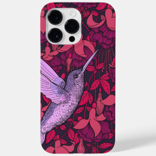 ハミングバードと明るい赤紫色バイオレット Case-Mate iPhone 14 PRO MAXケース