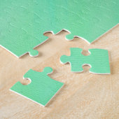 ハミングバードと明るい赤紫色絵画ズ ジグソーパズル (側面)