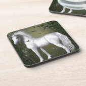 ハミングバードと森の白い馬 コースター (左側)