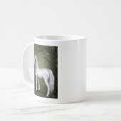 ハミングバードと森の白い馬 コーヒーマグカップ (正面左)