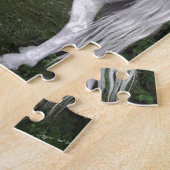 ハミングバードと森の白い馬 ジグソーパズル (側面)