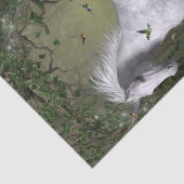 ハミングバードと森の白い馬 薄葉紙 (詳細)