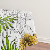 ハミングバードと熱帯性花束 テーブルクロス (インサイチュ)