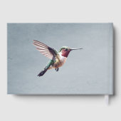 ハミングバードと結婚ハイビスカス |青 ゲストブック (裏面)