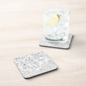 ハミングバードと花アダルトカラーリングページ コースター (右側)