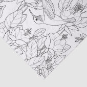 ハミングバードと花アダルトカラーリングページ 薄葉紙 (詳細)