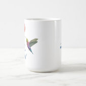 ハミングバードと花ママ コーヒーマグカップ (中央)