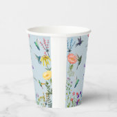 ハミングバードと花園の誕生日パーティー 紙コップ (右)