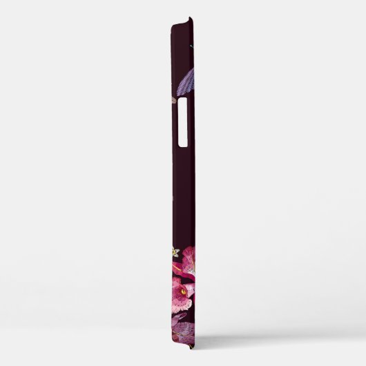 ハミングバードと蘭、熱帯シームレスファッション。 Case-Mate iPhoneケース (裏面 / 右)