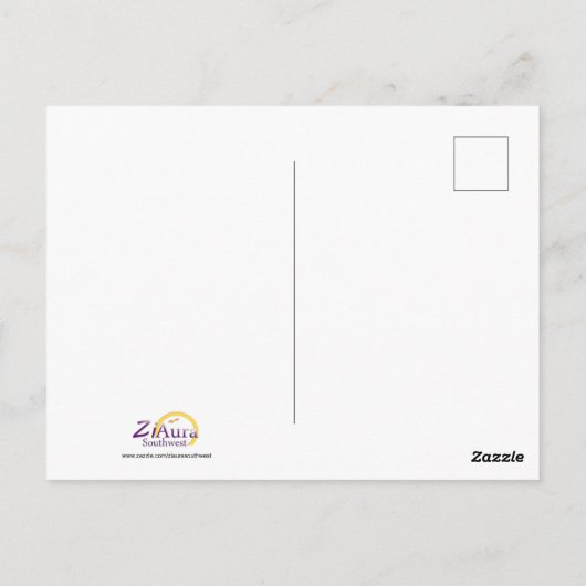 ハミングバードのカスタムネーム 誕生日おめでとう ポストカード (裏面)