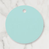 ハミングバードのブライダルシャワープレゼントタグ フェイバータグ (裏面)